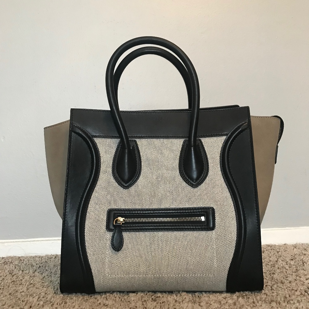Authentic Céline Mini Luggage Bag